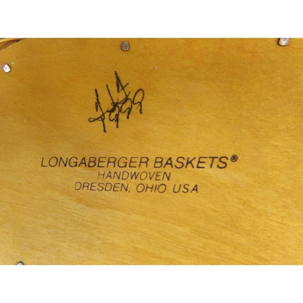 Longaberger 1998 & 1999 Mother's Day Baskets Rings & Things - Tea for Two